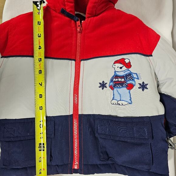 NWT Le Petit Rothschild Winter Hooded Jacket w/ Mittens Size 12M - Picture 10 of 13